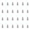 24Pcs Cake Decorating Supplies kit Stainless Steel DIY Baking Supplies Icing Tips with Pastry Bags & Disposable Coupler & Storage Case