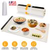 Electric Warming Tray Smart Food Warmer Roll Up Heating Pad With Adjustable Temperature Control 3 Auto Timer Settings for Buffet Party Gathering Resta